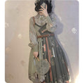 Load image into Gallery viewer, [Hanayu Poetry Series] ★Chinese style setup★ Shirt + hanging dress Green Green Cute Improved Hanfu
