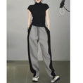 Load image into Gallery viewer, [SANSAN series] ★Casual pants★ Bottoms Large size Casual Color scheme Slimming Gray Gray
