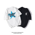 Load image into Gallery viewer, [BIGEMAN Series]★T-shirt★ Tops 2color Unisex Men's Large Size Star Casual Black White
