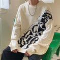 Load image into Gallery viewer, [Black Series] ★Sweater★ 3color knit tops Unisex Men's Switching Stylish Cool
