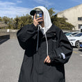 Load image into Gallery viewer, [Kinshin Series]★Jacket★ 3color Outerwear Unisex Men's Faux Layered Casual Hooded
