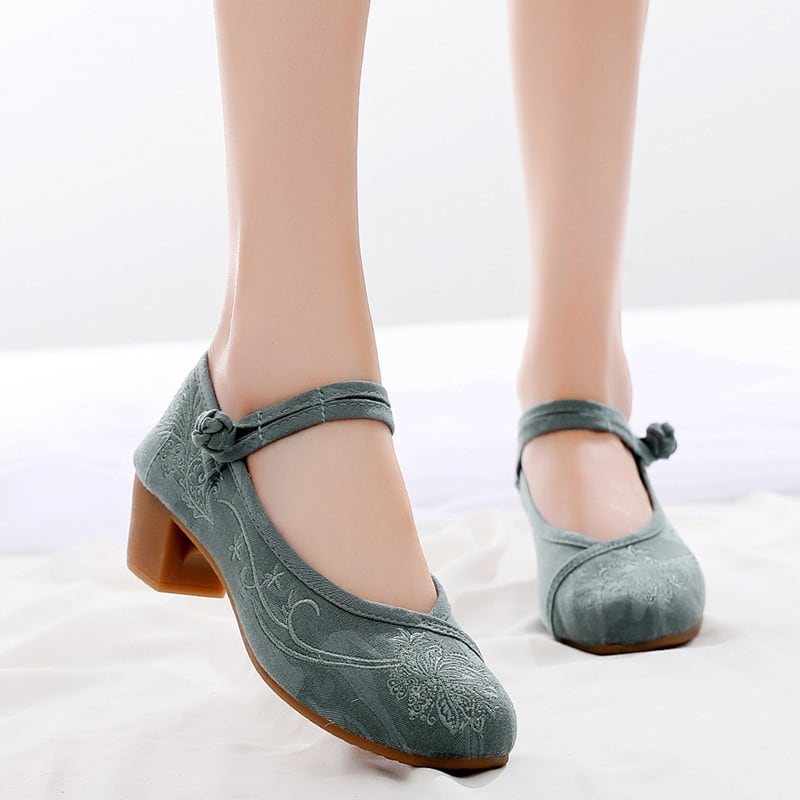 [JINGCHENG Series] ★China style shoes★ 2color Tang Chinese clothing shoes cheongsam dress retro cute date commuting