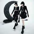 Load image into Gallery viewer, [chicsky---Kurono Series]★Shoes★Boots 35 36 37 38 39 Shoes Rose Chain Black Black Cute
