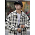 Load image into Gallery viewer, [BIGEMAN Series]★Jacket★ 2color outer plaid pattern unisex men's black white
