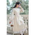 Load image into Gallery viewer, [Han Xuanwei Series]★China style dress★Stand neck literary style Spring clothes Autumn clothes Plain Cute S M L XL
