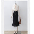 Load image into Gallery viewer, [XIANXIAN Series]★Skirt★ Bottoms Women's Mermaid Skirt Slit Plain Black S M L XL
