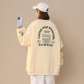 Load image into Gallery viewer, [Fujiiman Series] ★Tops★ 4color Unisex Fake Layered Alphabet Black Beige White Gray
