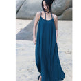 Load image into Gallery viewer, [Daiseiryusu Series] ★China style dress★ Hanging dress Plain Simple Long Length Original Blue Blue
