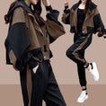 Load image into Gallery viewer, [XDE Series]★Setup★ Jacket + pants top and bottom set 2-piece set Large size Color scheme Stylish
