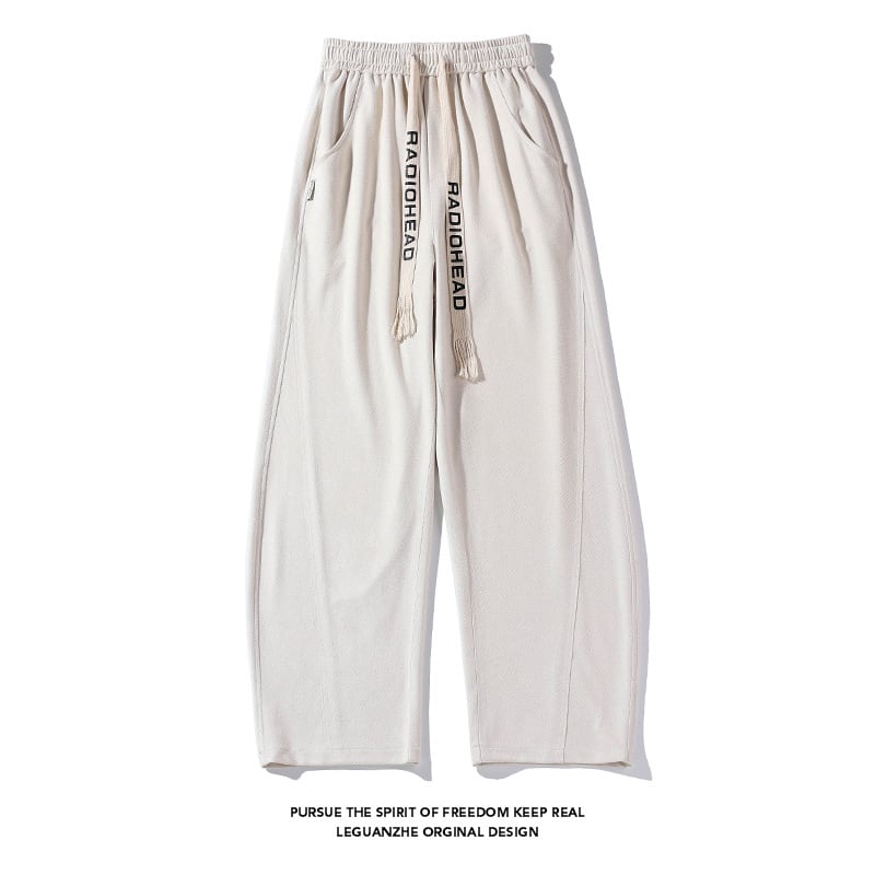 [BIGEMAN Series]★Casual Pants★ 2color Bottoms Pants Unisex Men's Large Size Black Beige