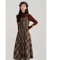 Load image into Gallery viewer, [Kiyi series]★Setup★Checked pattern vest + checked pattern skirt Retro cute Daterasha
