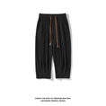 Load image into Gallery viewer, [BIGEMAN Series] ★Pants★ 2color Bottoms Short Length Pants 3/4 Bamboo Unisex Men's Large Size Black Coffee Color
