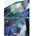 Load image into Gallery viewer, [TRAVEL ISSUANCE series]★Oil painting style shirt★ Tops Short sleeve shirt Spring/summer ML XL 2XL Unisex Men's V-neck Blue Green
