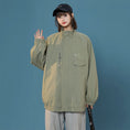 Load image into Gallery viewer, [Fujiiman Series] ★Jacket★ 3color outerwear unisex men's black green pink easy to match
