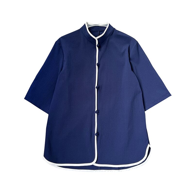 [JIUTIAN Series]★China style shirt★ Tops 3color Unisex Men's Large Size Simple Casual