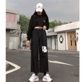 Load image into Gallery viewer, [Modern People Series]★Pants★ 3 types available to choose from Bottoms Cartoon pattern Black Black Harajuku style SML XL 2XL
