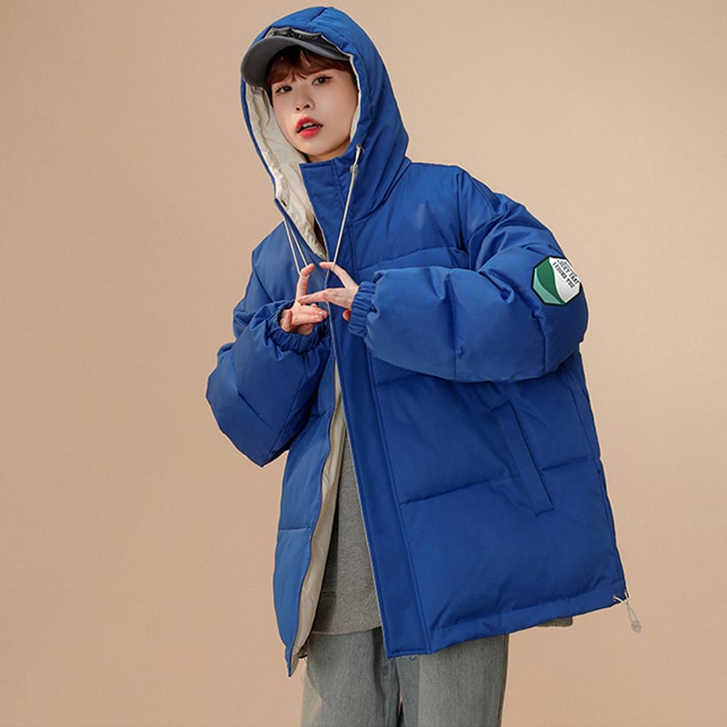 [Morimoto Series] ★Winter Coat★ 3color Thick Warm Unisex Men's Cold Protection Filling Large Size White Black Blue