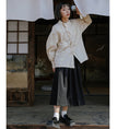 Load image into Gallery viewer, [Yangji Great Dream Series] ★Chinese style shirt★ Tops, irregular, long sleeve shirt, loose, Chinese clothes, cute, original
