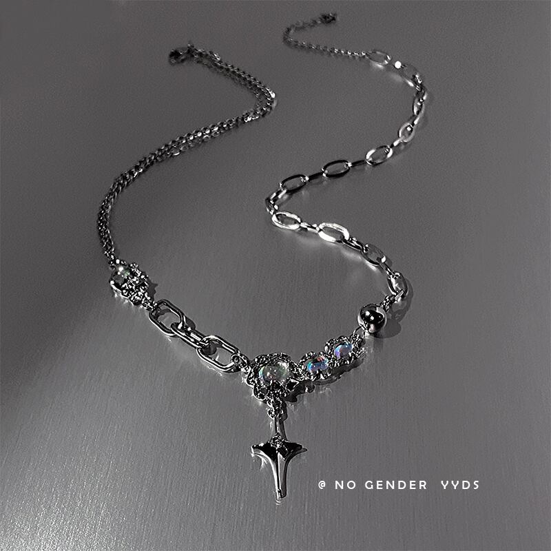 [yyds genderless series] ★Necklace★ Designed, enhances temperament, unisex, fashion, star, easy to match