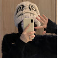 Load image into Gallery viewer, [Inkobo series] ★China style hat★ 5color knit fluffy fashionable cute black brown blue red pink
