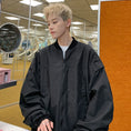 Load image into Gallery viewer, [BIGEMAN Series]★Jacket★ 2color Unisex Men's Large Size Simple Black Gray
