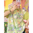 Load image into Gallery viewer, [BIBULU STUDIO Series] ★Short sleeve shirt★ Rabbit tops Unisex Men's summer clothes Green Green
