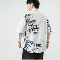 Load image into Gallery viewer, [MOWENZHAI Series] ★Chinese style shirt★ Tops, unisex, men's, bamboo print, large size, cool, Chinese clothing
