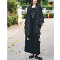 Load image into Gallery viewer, [Old Monster --- Rabbit Series] ★China style happi coat★ Tops Chiffon Thin Black Black Summer clothes Easy to match
