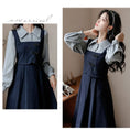 Load image into Gallery viewer, [Big orange series]★China style dress★ 3color fake layered beige blue red SML XL
