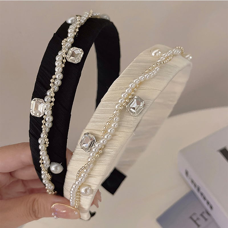 [Rainou Series] ★Headband★ 3color Hair Ornament Ladies Accessories Black Beige Apricot