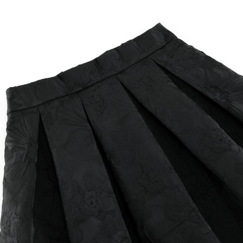 [MOERBEN Series] ★Skirt★ Bottoms High Waist Black Black Date Commuting Office Lady Easy to match