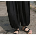 Load image into Gallery viewer, [JINTANG Series]★China style trousers★Bottoms Casual Pants Men's Large Size Loose Black
