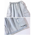 Load image into Gallery viewer, [BIGEMAN Series]★Denim shorts★ 2color bottoms short length pants unisex men's large size denim pants
