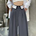 Load image into Gallery viewer, [YIREN Series]★Casual Pants★ 2color Bottoms Trousers Gaucho Pants Women's Gray Black
