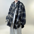 Load image into Gallery viewer, [V37 Series]★Outer★ Shirt outerwear jacket fringe unisex men's plaid fashion
