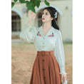 Load image into Gallery viewer, [XUANZI Series]★Skirt★ Bottoms Ladies Easy to match Simple Date Wedding Retro
