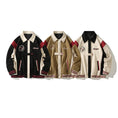 Load image into Gallery viewer, [Satoru Series]★Jacket★ 3color Outerwear Unisex Men's Large Size Beige Black Coffee Color
