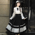 Load image into Gallery viewer, [Cloud Chigetsu---Moonlight Series] ★China style setup★ 4-piece set, long sleeve shirt + windshield skirt, coming-of-age ceremony, everyday wear, cute
