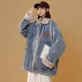 Load image into Gallery viewer, recommendation! [Morimoto Series]★Winter Coat★ Outerwear 2color Unisex Men's Denim Blue Black Blue Black ML XL 2XL
