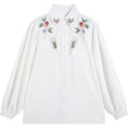 Load image into Gallery viewer, [ANAMONE STUDIO Series]★Shirt★ Tops Embroidery Rose Chiffon Spring/Summer Commuting Date Office SM
