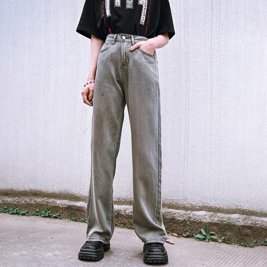 [Kokaisha---Jinkiji series]★Denim pants★Bottoms Summer clothes Thin fashion Easy to match