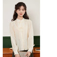 Load image into Gallery viewer, [Muni Series] ★Chinese style shirt★ Tops, long sleeve shirt, Chinese clothes, improved Han clothes, Chinese elements, Han clothes shirt, apricot
