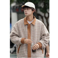 Load image into Gallery viewer, [BIGEMAN Series] ★Jacket that can be worn on both sides★ Cotton coat 2color outerwear plaid pattern winter clothes unisex men's large size
