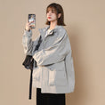 Load image into Gallery viewer, [FKZ Series]★Jacket★ 2color outerwear unisex men's blue gray spring clothes ML XL 2XL casual
