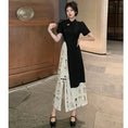 Load image into Gallery viewer, [XJXJ Series]★China style setup, single item order★ Tops or skirts, lettering pattern, improves temperament, slims down appearance
