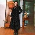 Load image into Gallery viewer, [Kokaisha --- Chichiku Series] ★China style dress★ Velvet thick black black long length
