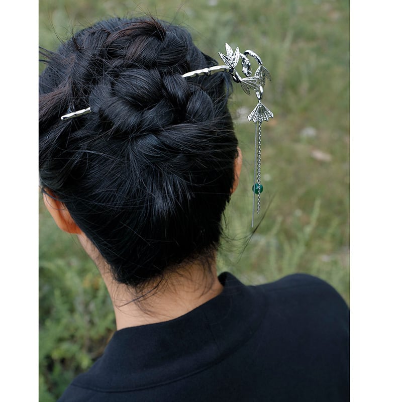 [Ko Qinglong Shu Series]★China style hair ornament, hairpin, 1 piece★Designed women's accessories, fringe