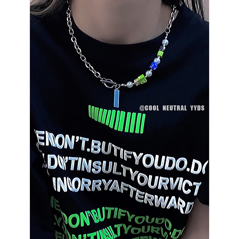 [yyds genderless series] ★Necklace★ Accessory switching color colorful unisex