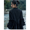 Load image into Gallery viewer, [Ko Qinglong Shu Series] ★China Style Earrings★ Pair Earrings Women's Accessories Flower Black Easy to Match
