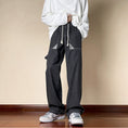 Load image into Gallery viewer, [Kouisha Series] ★Denim pants★ 2color bottoms pants unisex men's black blue black blue
